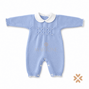 Tutina in lana purno smock - Primodì Bebè