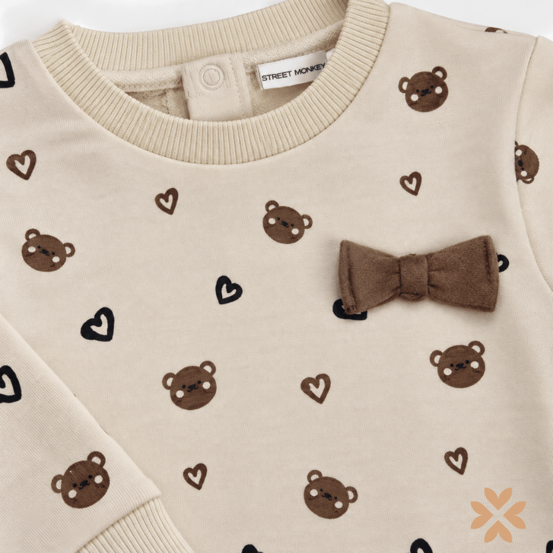Completo con Orsetti, Cuori e Fiocchetto - Street Monkey