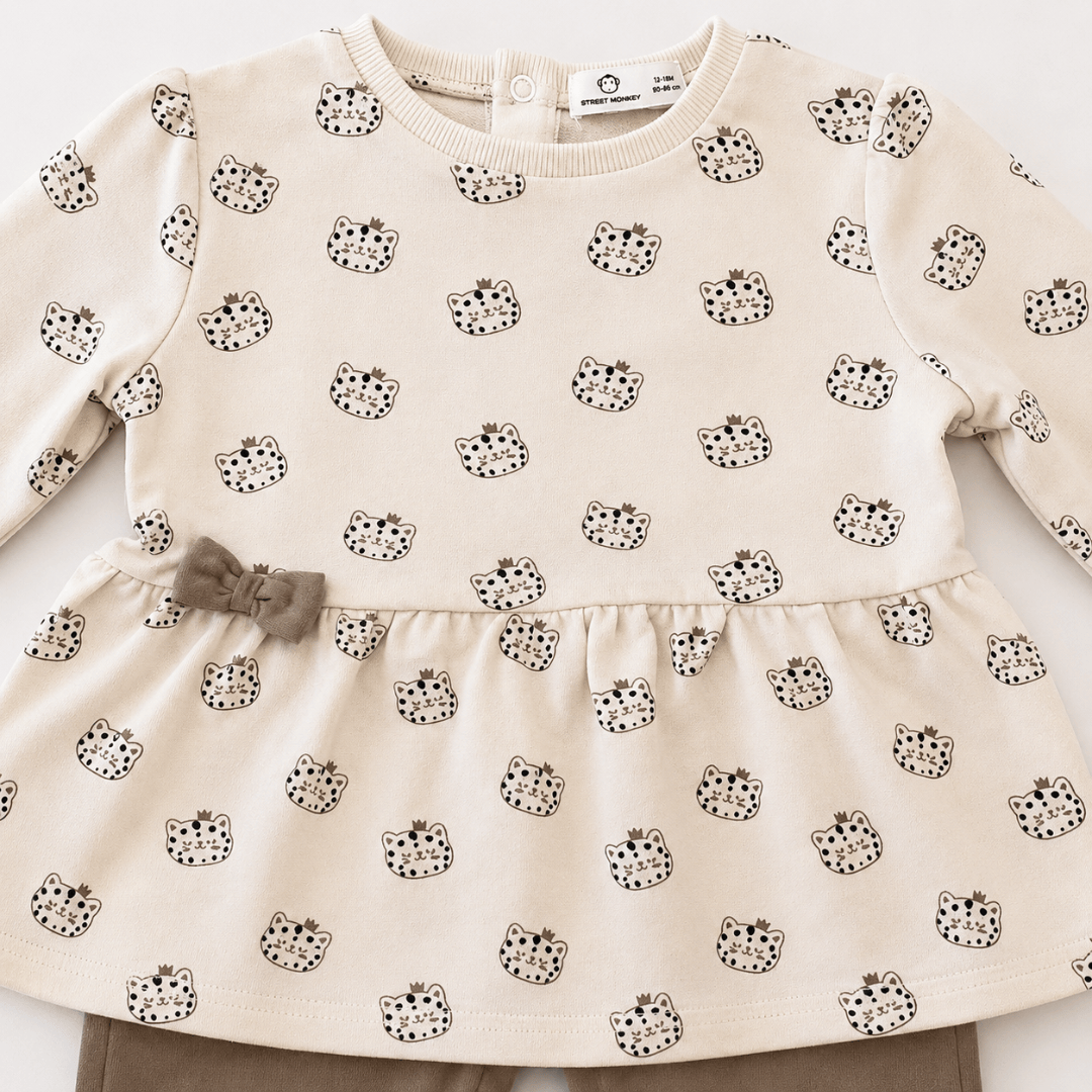 Completo Gattini Beige - Street Monkey