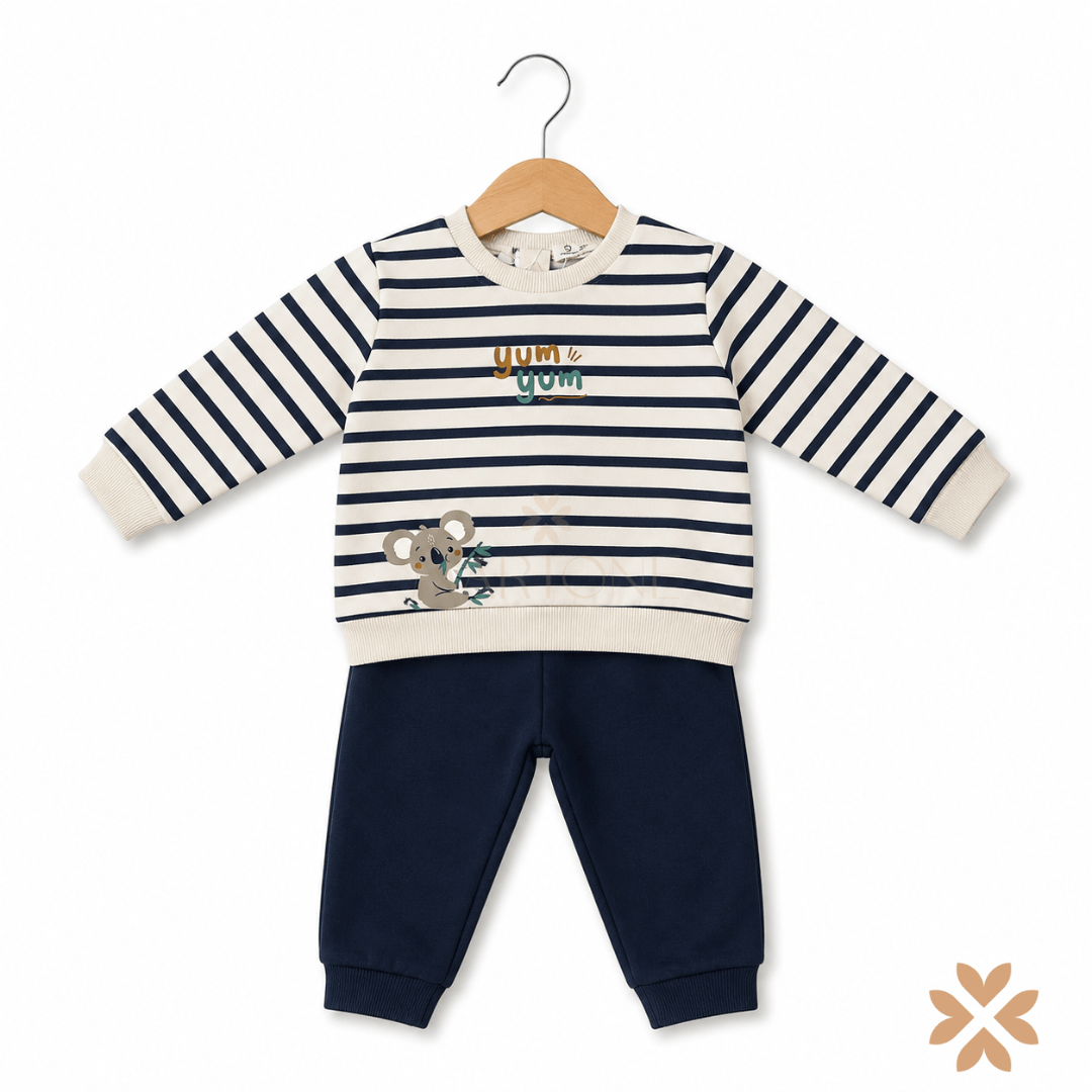 Completo Koala a Righe - Street Monkey