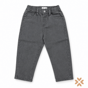 Jeans Bimba Grigio a Gamba Dritta - Street Monkey
