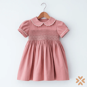 Abito elegante punto smock - Tartaleta