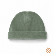 Cappello in ciniglia verde- Tetto e Tatta
