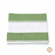 Set lenzuola fascia in lino verde - Teto e Tatta