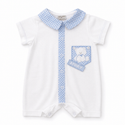 R951 - Tutina corta in cotone Teto e Tatta