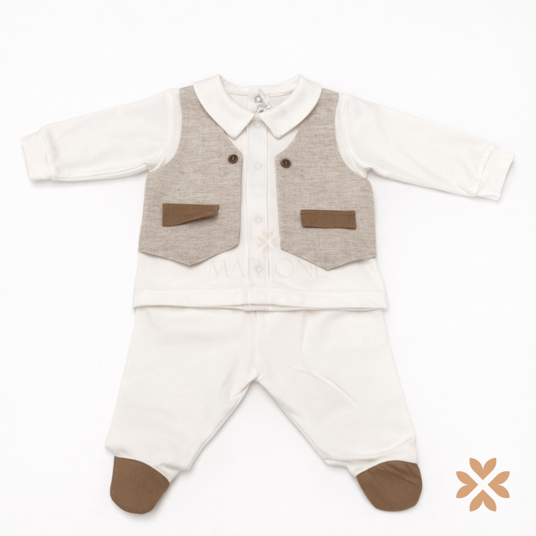 Tutina spezzata con gilet - Teto e Tatta