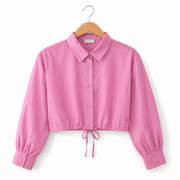 TOB097 - Camicia crop ragazza To Be Too