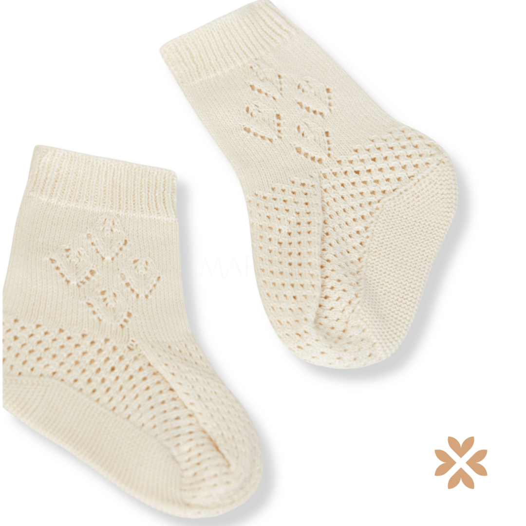 Babbucce tricot in cotone biologico - Wedoble