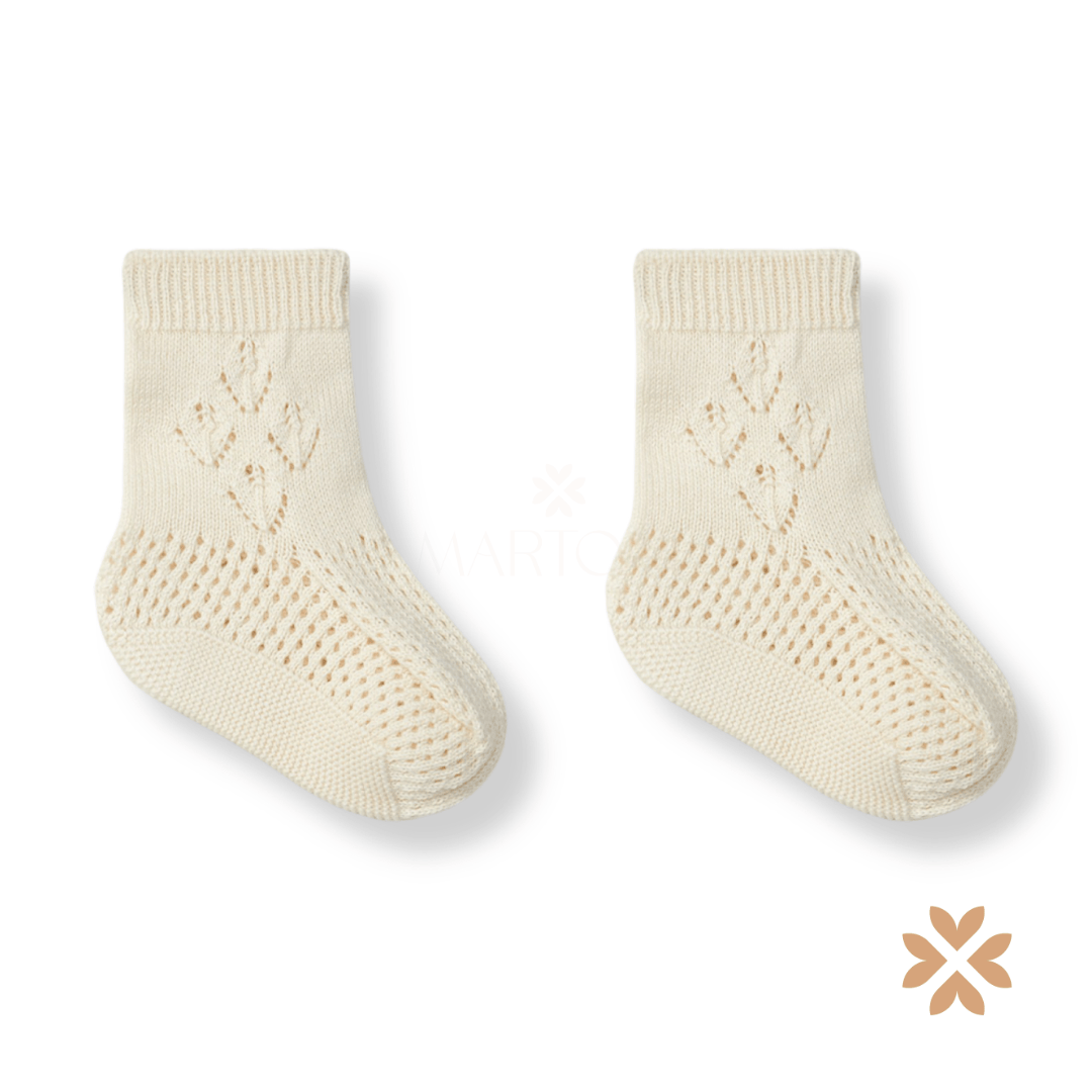 Babbucce tricot in cotone biologico - Wedoble