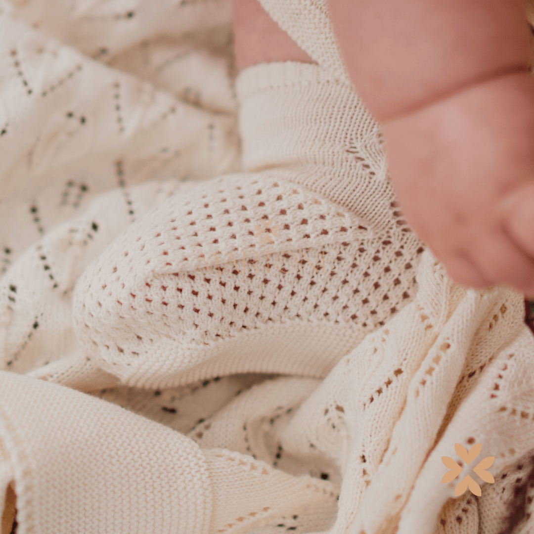 Babbucce tricot in cotone biologico - Wedoble