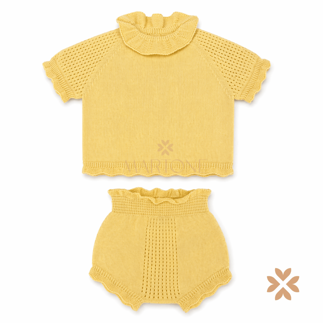 Completo con culotte in cotone biologico - Wedoble