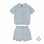 Completo lavorata a maglia in cotone biologico - Wedoble