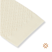 Coperta lavorata a maglia in cotone biologico - Wedoble