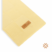 Coperta a scacchi in cotone biologico- Wedoble