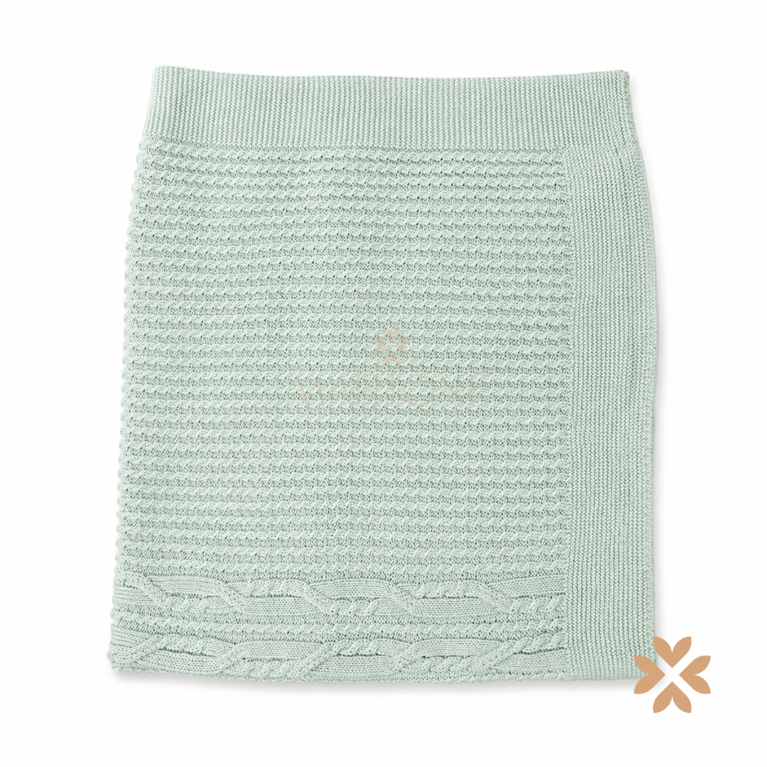 Copertina tricot in cotone biologico- Wedoble