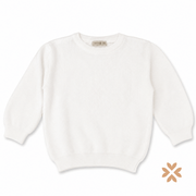Maglia bianca in filo di cotone - Wedoble