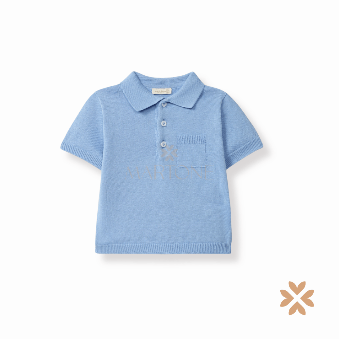 Polo in filo di cotone biologico - Wedoble