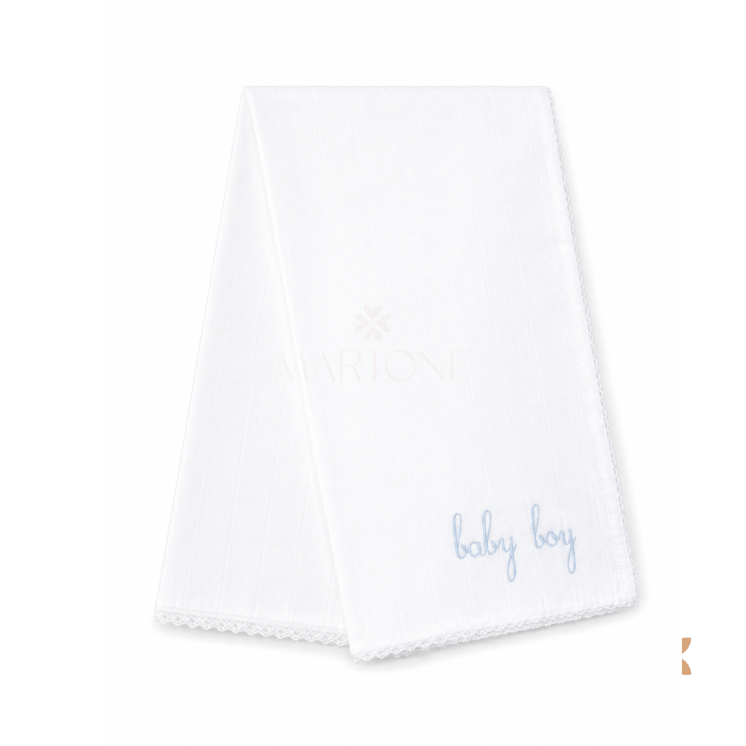 Mussola "Baby Boy" Celeste - Wedoble