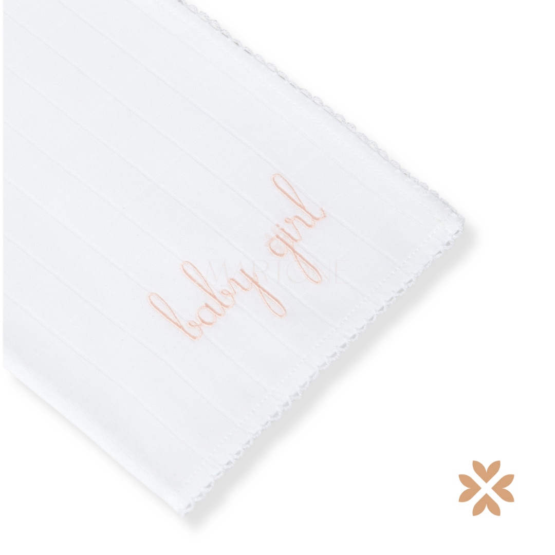 Mussola cotone biologico "Baby Girl" - Wedoble