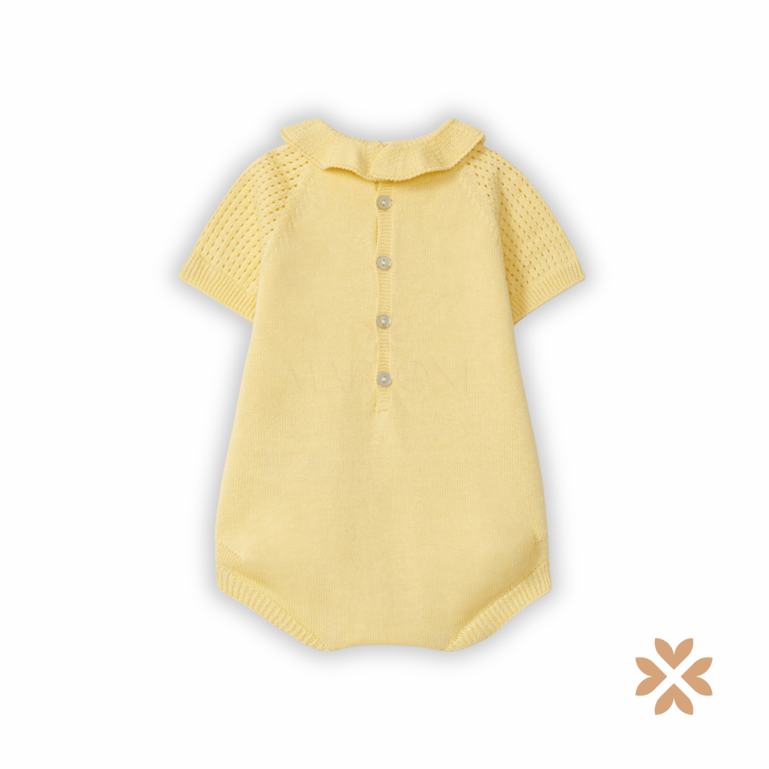 Pagliaccetto con colletto cotone organico - Wedoble