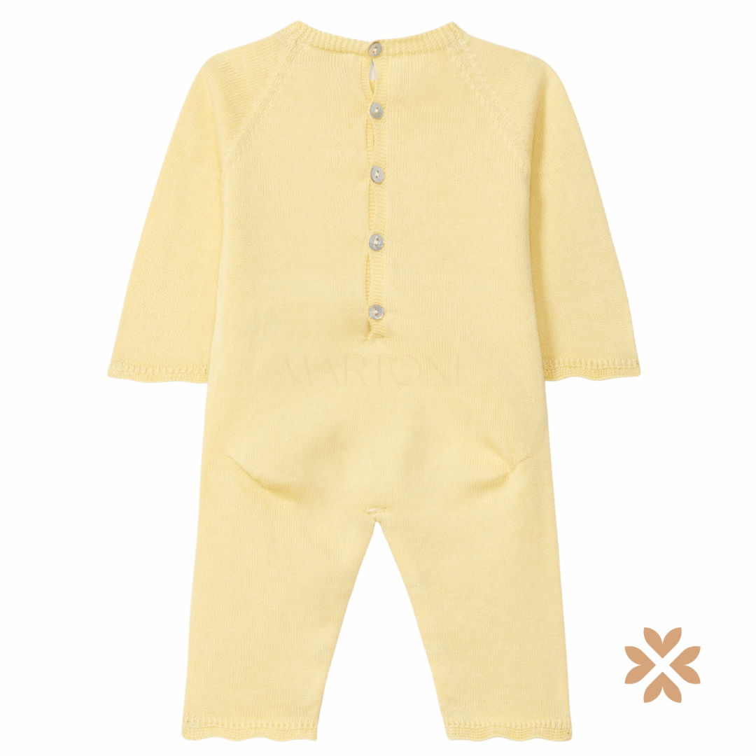 Tuta intera lavorata a maglia in cotone biologico - Wedoble