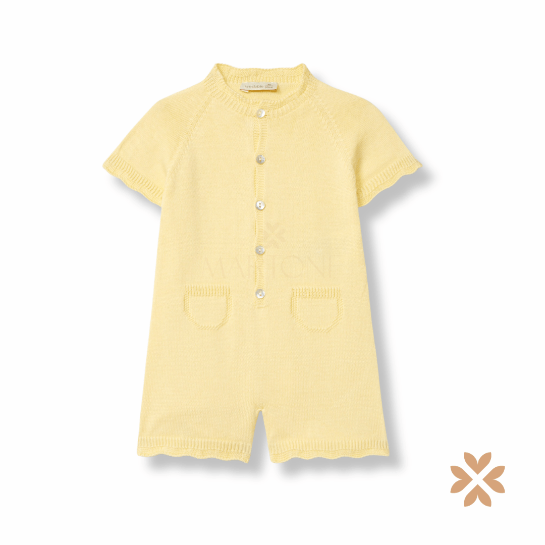 Tutina corta in cotone biologico- Wedoble