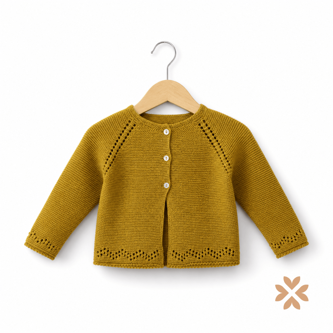 Cardigan senape - Yoedu
