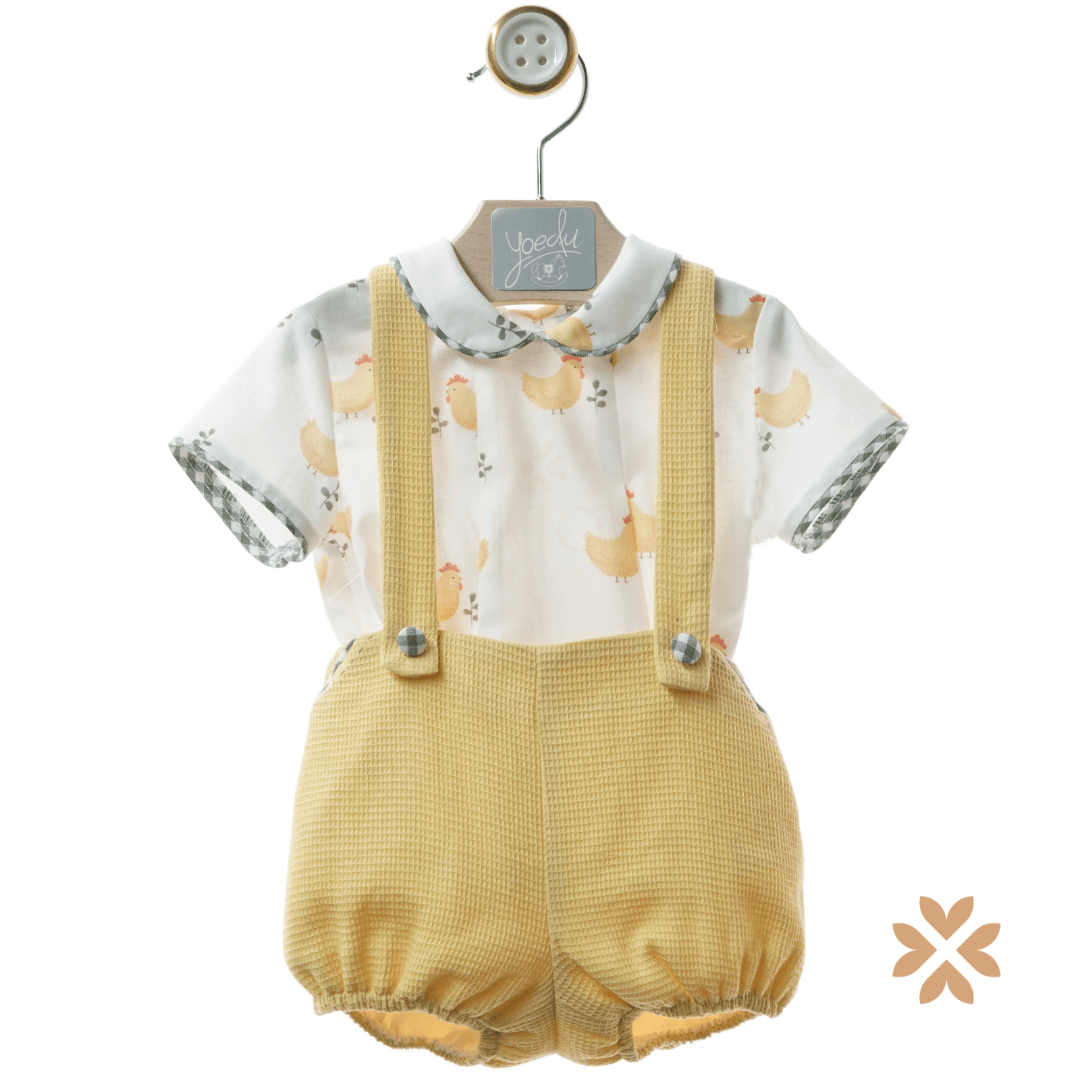 Salpopette bimbo con camicia - Yoedu